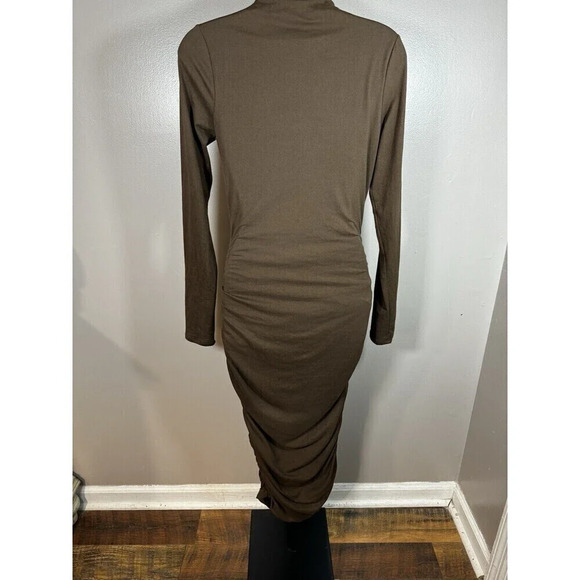 Bodycon | Mermaid | Long Sleeve Dress | Spring Haze | Ruched - Picture 4 of 6